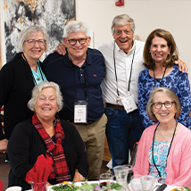 A group of people smiling. Links to Donor-Advised Funds